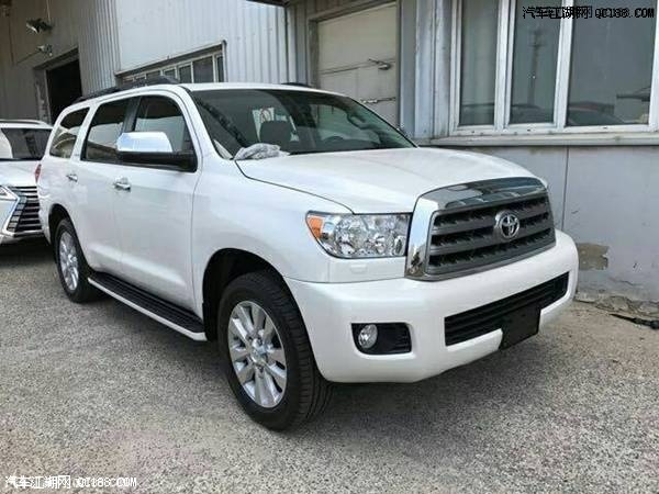 18款丰田红杉5700 5.7L七座白金加版实拍