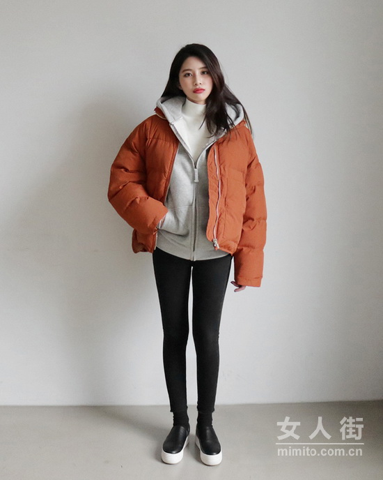 矮个子女生穿搭示范,高腰裤搭出大长腿