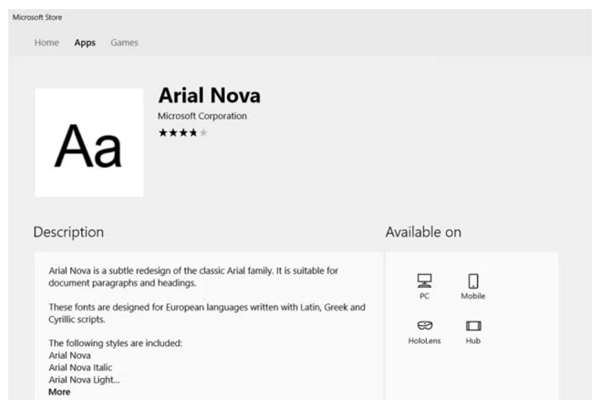 淘汰控制面板！Win10新版将字体管理功能迁移到设置