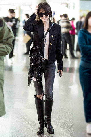 王子文身高不到160 却靠气质和衣品改写小个子时尚