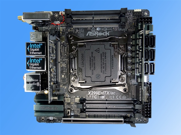 3个M.2插槽！华擎X299 ITX主板发布：双网口设计