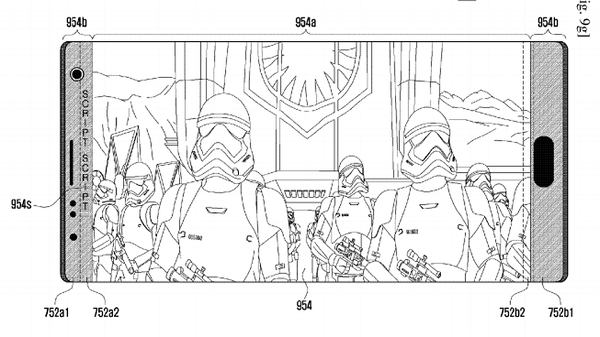 iPhone X靠边!三星密谋最强全面屏手机:专利外形惊艳