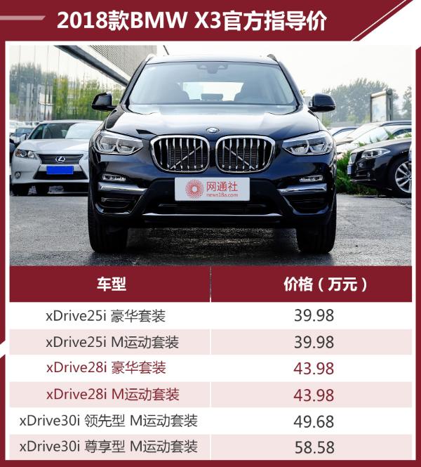 全系的中坚力量 实拍BMW X3 xDrive28i豪华套装