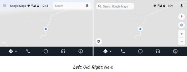 谷歌地图用户界面升级 调整了搜索及菜单布局