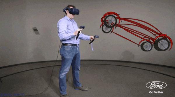 福特利用3D虚拟现实工具设计汽车 大大缩短汽车整个生产周期