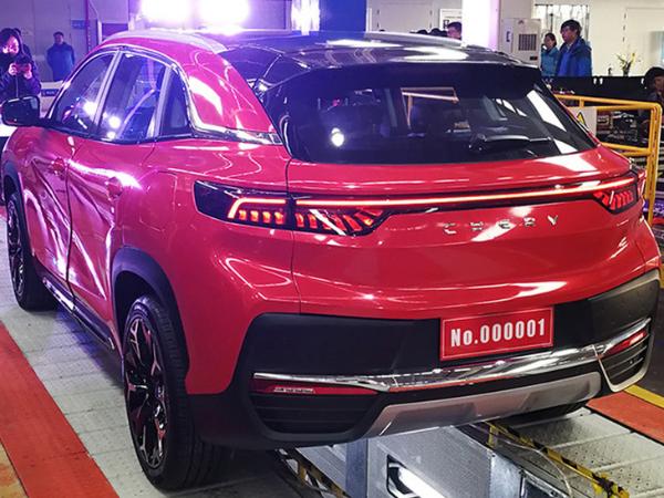 奇瑞新能源旗舰SUV S61正式下线 将2020年3月正式上市