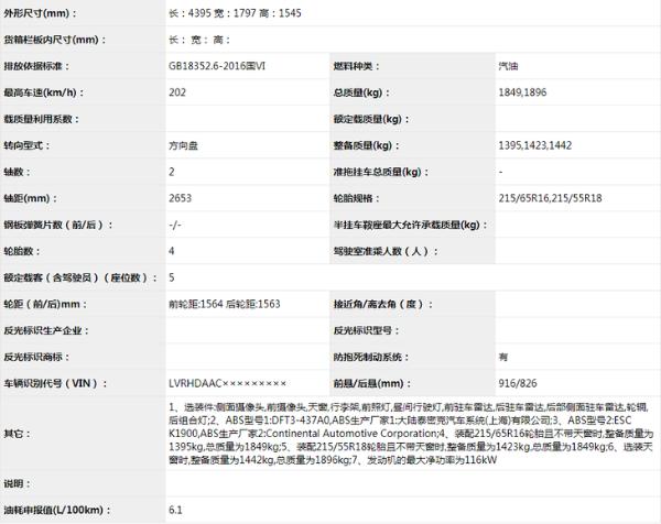 马自达CX-30申报图 轴距超过逍客/预计北京车展亮相