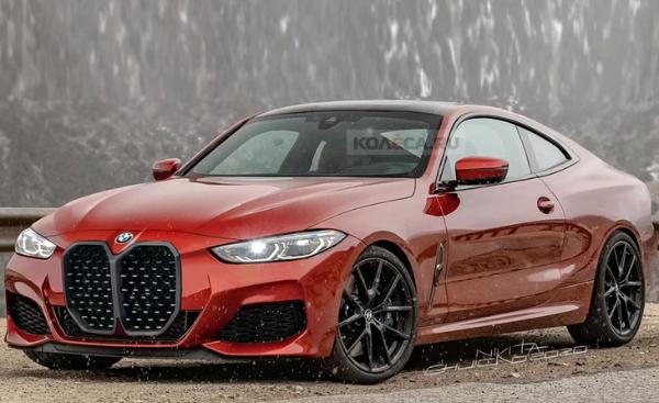 宝马全新4系渲染图发布 配大“鼻孔” 搭两种动力