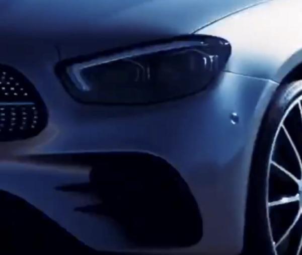 改为3月2日线上发布 新款奔驰E级实车预告视频发布