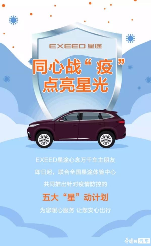 抗击疫情 EXEED星途推出“5+4”服务助力车主健康出行