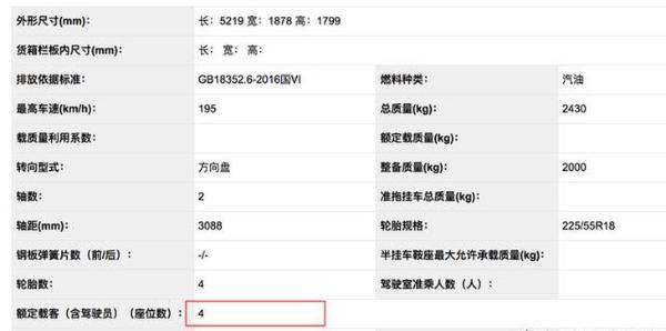 陆地豪华头等舱 新款GL8 Avenir四座版申报图