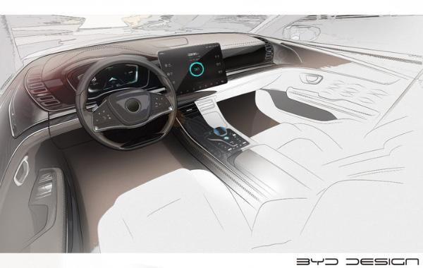 比亚迪汉 DM设计图 插电混合动力/轿跑车身设计