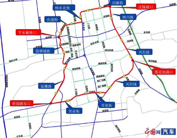 北京市6区发布通告 明确轻型货车限行区域