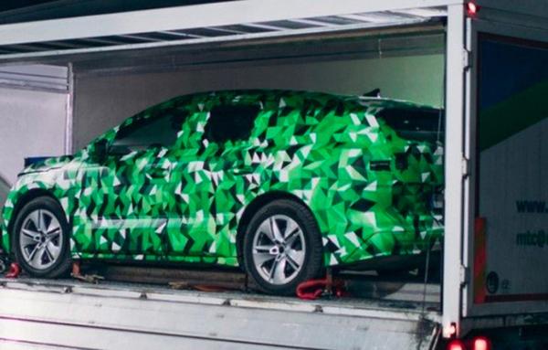 斯柯达首款纯电动SUV预告图发布 将8月份亮相