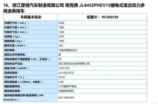 领克06全新入门级紧凑型SUV将6月16日亮相 提供两种动力总成