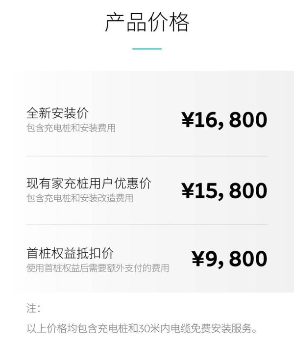 蔚来20kW家用快充桩正式开售 售价9800元起