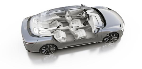 豪华前卫的设计 Lucid Air内饰官图发布