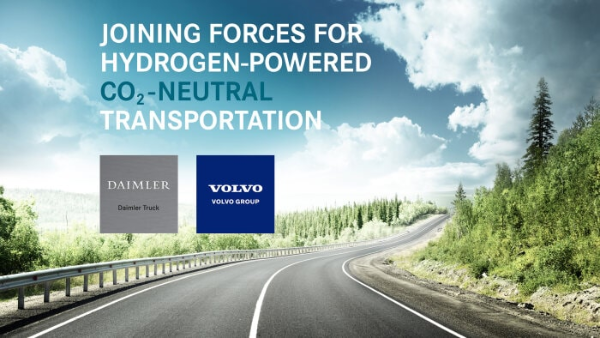 沃尔沃集团与戴姆勒卡车成立燃料电池合资企业