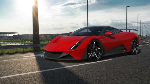 阿尔巴尼亚首款超跑的效果图 搭6.2TT双涡轮增压发动机