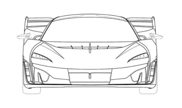 迈凯伦全新旗舰车型专利图曝光 配备大量运动套件