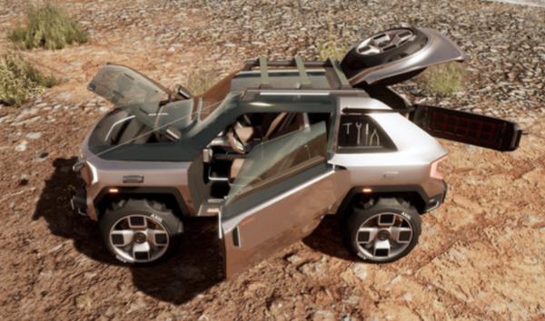 GMC Boulder概念车渲染图曝光 或为迷你版悍马EV