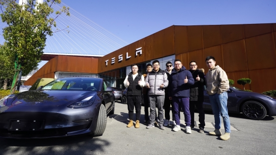 特斯拉在上海举行中国制造Model Y、全新Model 3首发试驾会