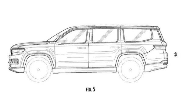 Jeep Grand Wagoneer专利图曝光 全尺寸SUV 定位家族旗舰