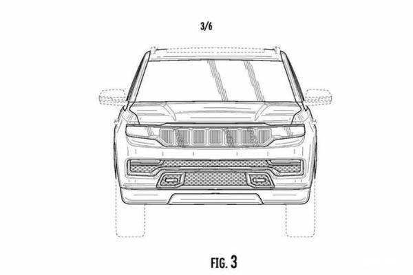 Jeep Grand Wagoneer专利图曝光 全尺寸SUV 定位家族旗舰