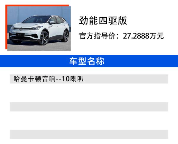 2021款上汽大众ID.4X购车手册 Pro极智长续航版最值得入手