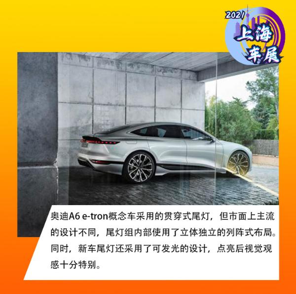 2021上海车展：实拍奥迪A6 e-tron概念车