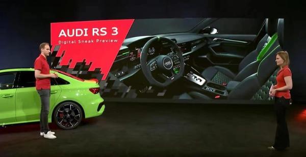 全新奥迪RS 3实车曝光 外观更激进/新增“漂移模式”