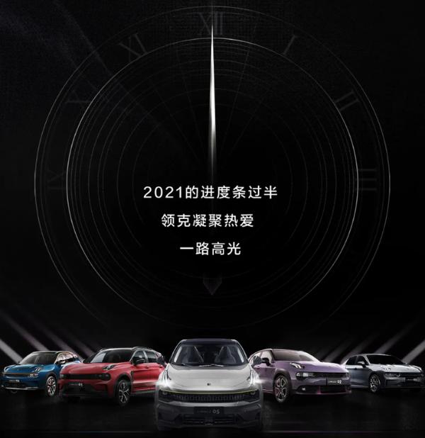 领克品牌上半年销量公布 累计超10.7万辆 同比增长96.98%