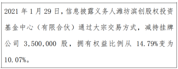 凯欣股份股东减持350万股 权益变动后持股比例为10.07%