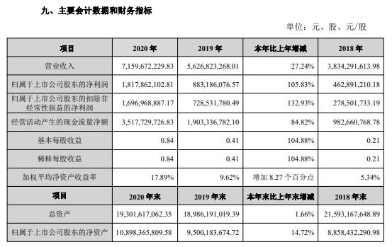 宝新能源2020年净利18.18亿 新能源电力实现快速增长 董事长宁远喜薪酬252万