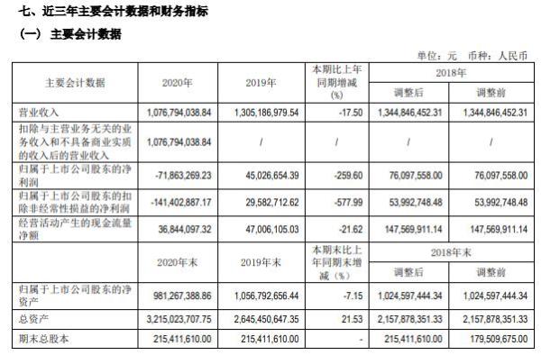 曲江文旅2020年亏损7186.33万  总经理杨涛薪酬48.3万