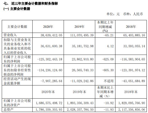 华资实业2020年亏损1.25亿 董事长宋卫东薪酬2万