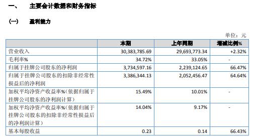 海德龙2020年净利增长66.47% 20年成本材料单价节省