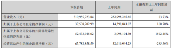 鼎龙股份2021年第一季度净利增长160.7% 通用打印耗材业务收入增长