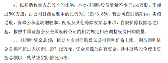 基康仪器将花不超1207.12万元回购公司股份 用于减少公司注册资本