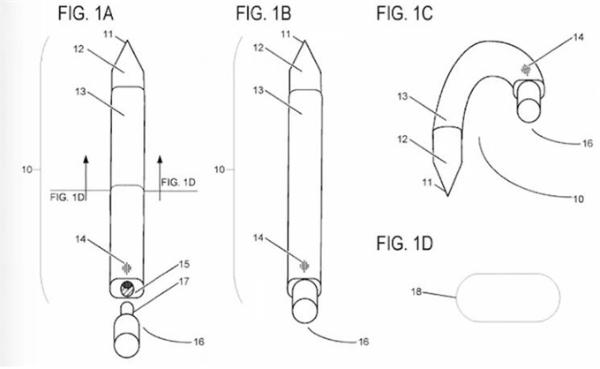 脑洞清奇！微软新专利：Surface Pen弯折变耳机 还有蓝牙骨传导功能