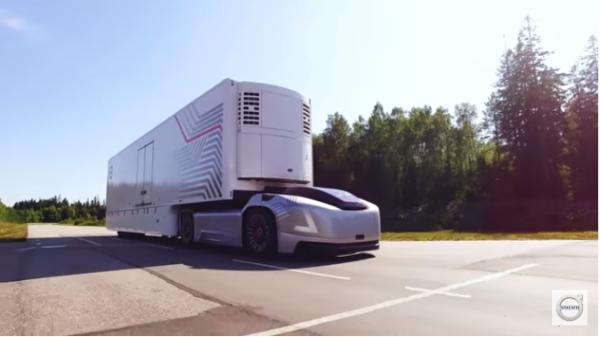 “无驾驶舱”卡车完成公路首秀 沃尔沃集结了自动驾驶卡车“五大神兽”