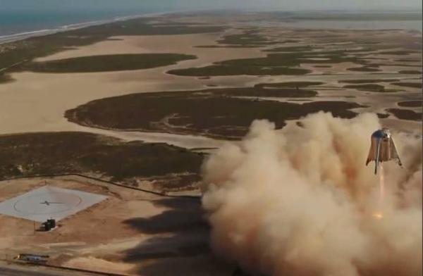 SpaceX的星际飞船原型Starhopper成功完成最后一次试飞！创下飞行高度纪录