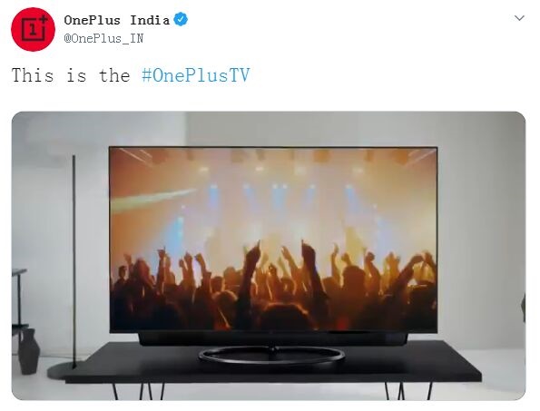 一加印度发布首款智能电视OnePlus TV：4K屏杜比视界 售价7024元起