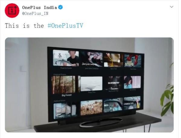一加印度发布首款智能电视OnePlus TV：4K屏杜比视界 售价7024元起