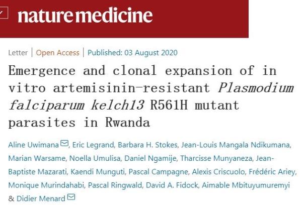 疟疾|非洲首次发现寄生虫抗青蒿素突变！“抗疟神药”失效，5年或造成7800万例额外感染