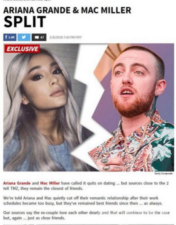 近日A妹公开悼念前男友 表示米勒永远是自己的偶像