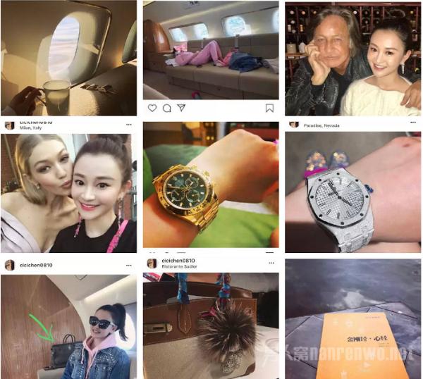 陈昱霖ins 所谓艰苦生活是到处旅游 名牌奢侈品不断？