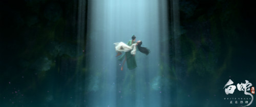 国产动画的又一标志性片段《白蛇：缘起》曝“水墨”片段