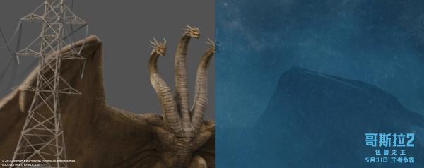 《哥斯拉2：怪兽之王》特效特辑揭秘怪兽制作过程 “每一帧都在烧钱”爽翻观众