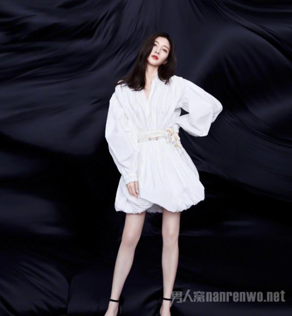 江疏影天鹅颈时尚大片曝光太惊艳 她和胡歌还有可能吗